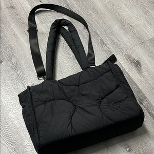 Thirty Years Drift Large Black Tote Bag